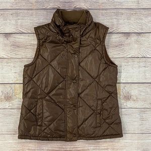 Girls Brown Gap Puffer Vest